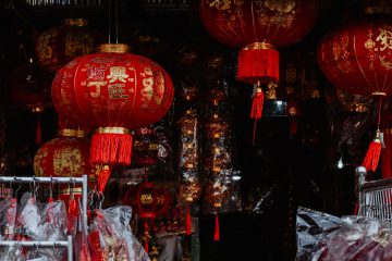chinese lanterns hanging