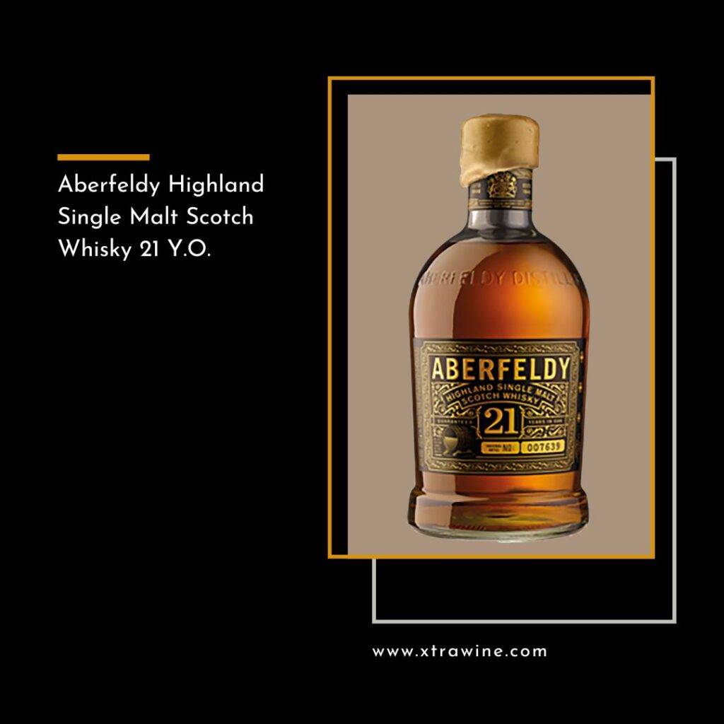 Aberfeldy Highland Single Malt Scotch Whisky 21 Y.O