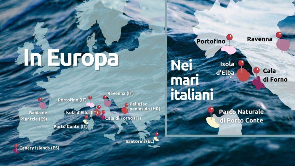 Affinamento subacqueo in Europa e Italia