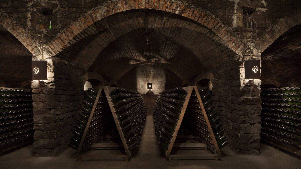 Cantina Berlucchi cellar 